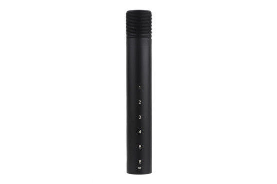 Spike's Tactical 6-Position MIL-SPEC Buffer Tube has a type III hardcoat anodized finish